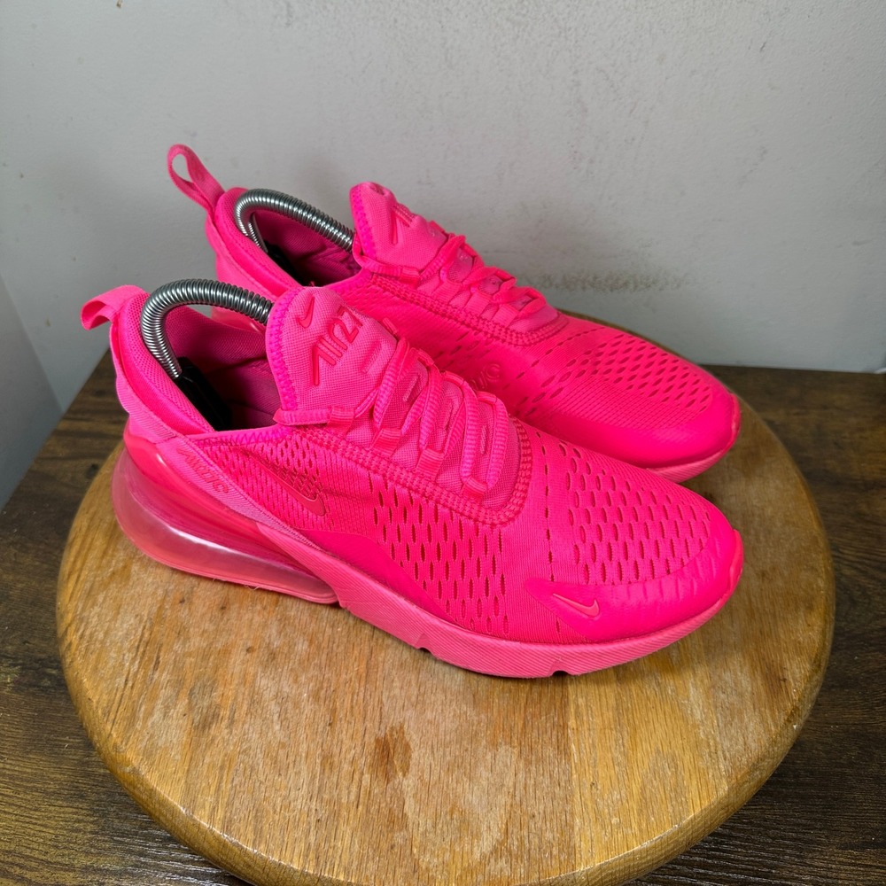Nike Air Max 270 Hyper Pink Womens Running Shoes FD0293-600 Size 9